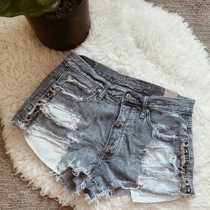 Denim shorts